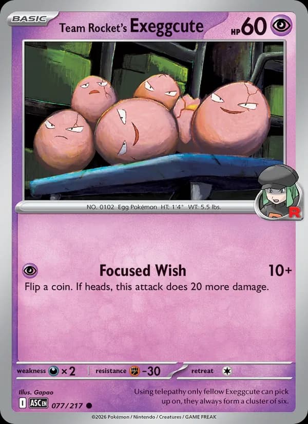 Team Rocket's Exeggcute