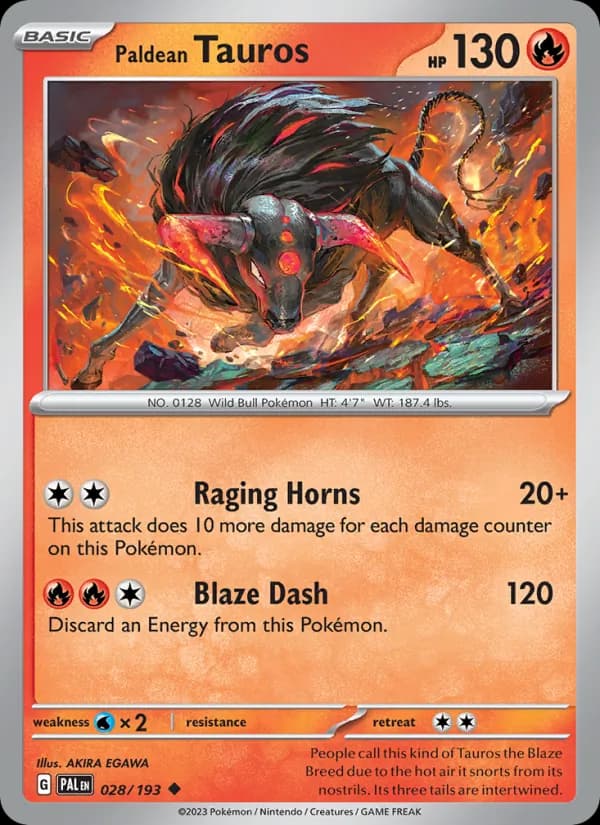 Paldean Tauros
