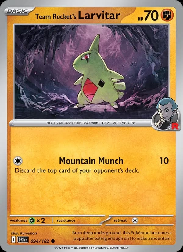 Team Rocket's Larvitar