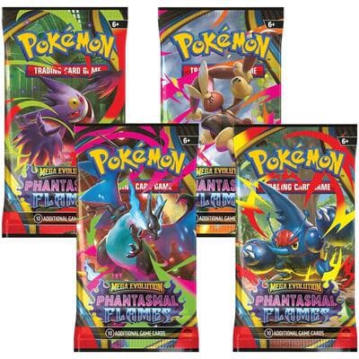 Phantasmal Flames Booster Pack Art Bundle [Set of 4]