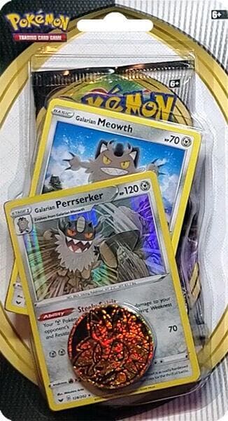 Sword & Shield Single Blister Pack [Galarian Meowth & Galarian Perrserker]