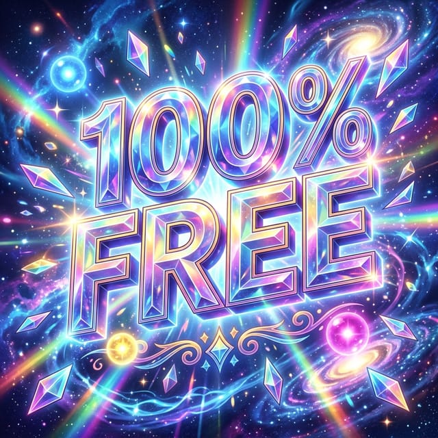 100% free