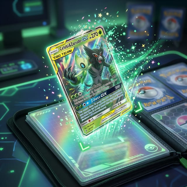 a card dropping into a binder